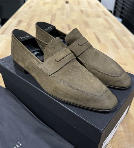 Berluti rimini taupe suede - taupe,