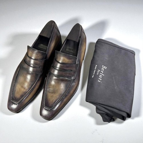 Berluti andy loafers - loafers, brown