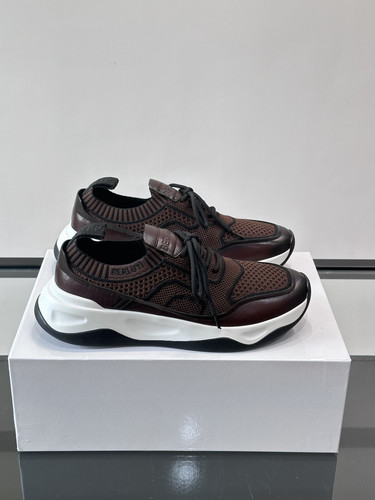 Berluti chocolate brown knit - brown,